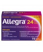 Allegra 24-Hour Allergy Relief Tablets